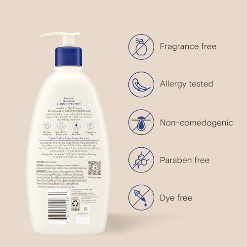 Aveeno Skin Relief skincare routine bottle