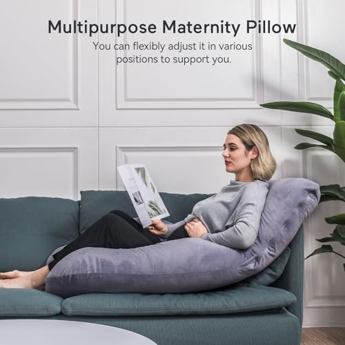 Momcozy pillow used for seated reading support
