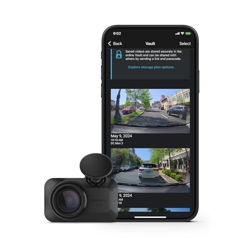 Front view of Garmin Dash Cam Mini 3