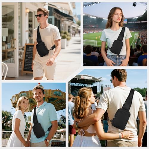 VADOO black crossbody side profile