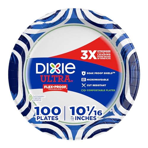 Dixie Ultra 10 inch heavy duty plates