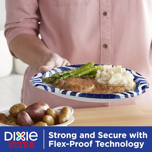 Dixie Ultra white and indigo plate