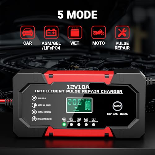 Input and output cables of YDBAO 10A charger