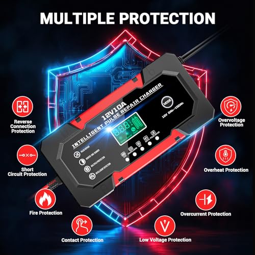 Close up of YDBAO charger safety interface