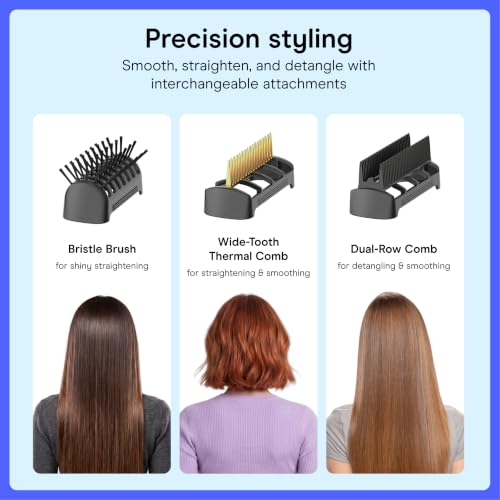 Conair styling tool with wide-tooth thermal comb