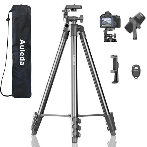 Auleda 60 inch camera tripod black