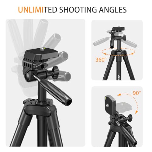 Auleda lightweight tripod side profile