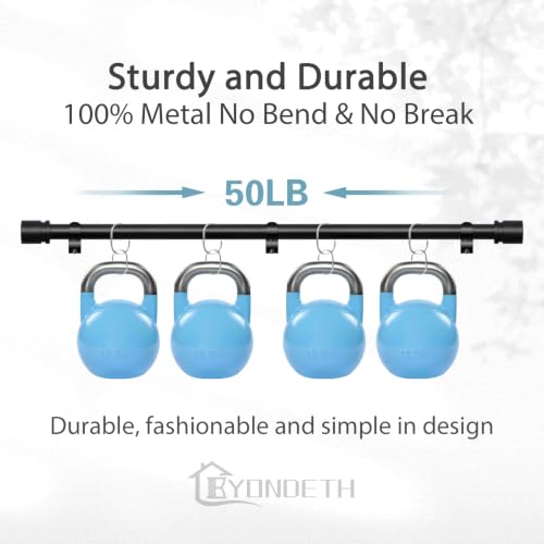 Sectional curtain rod pieces