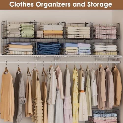 Side profile of Yociyoga closet shelf organizer