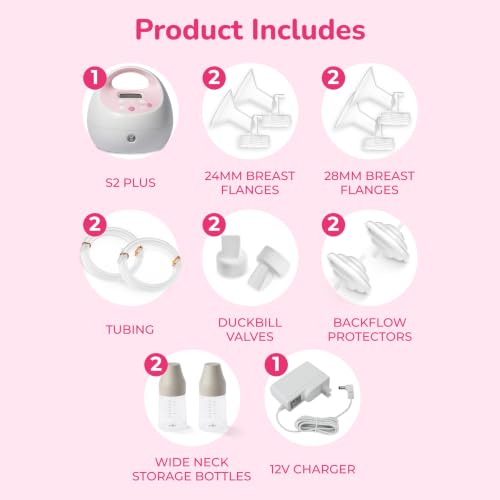 Spectra S2 Plus soft pink pump