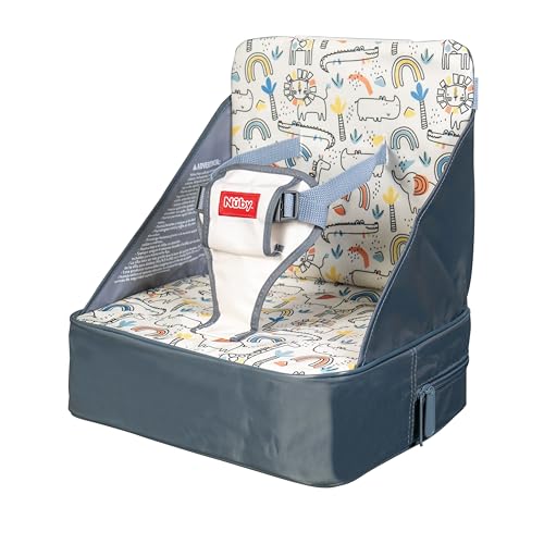 Nuby Easy Go Booster Seat folded for transport