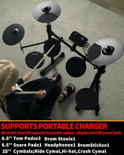 Portable AODSK Electric Drum Set