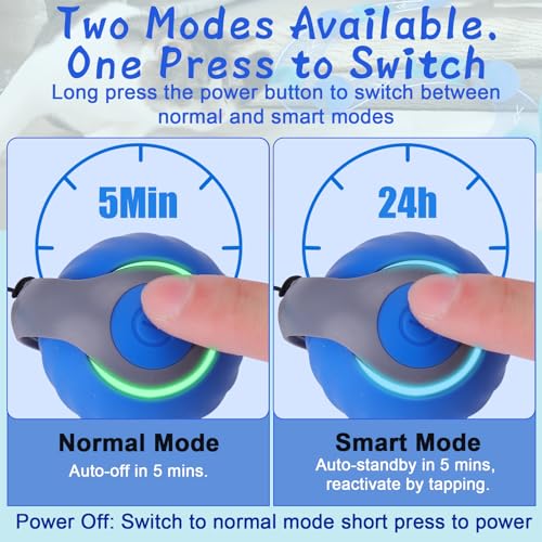 BABORUI cat toy showing two-speed switch