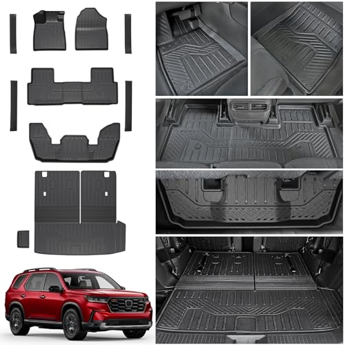 HOUCLEMIC floor mats for Honda Pilot front view