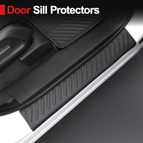 HOUCLEMIC door sill protectors for Honda Pilot