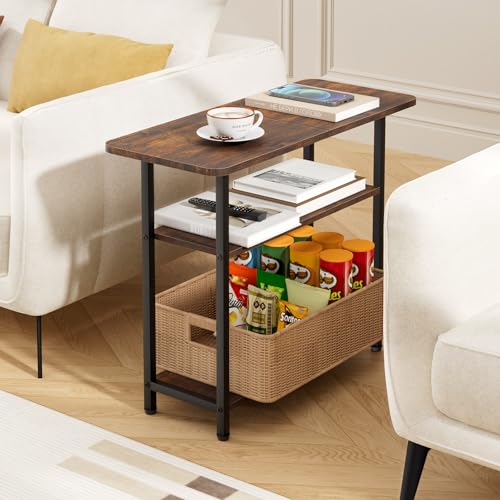 Compact sofa couch side table