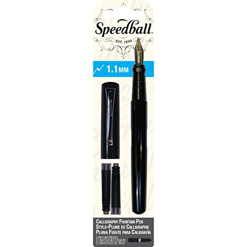Close up of Speedball 1.1mm fountain nib