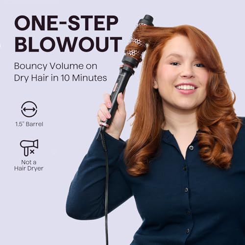 Detachable heated brush head and handle