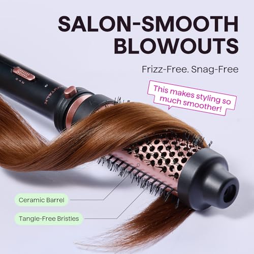 Wavytalk styling brush with velvet pouch