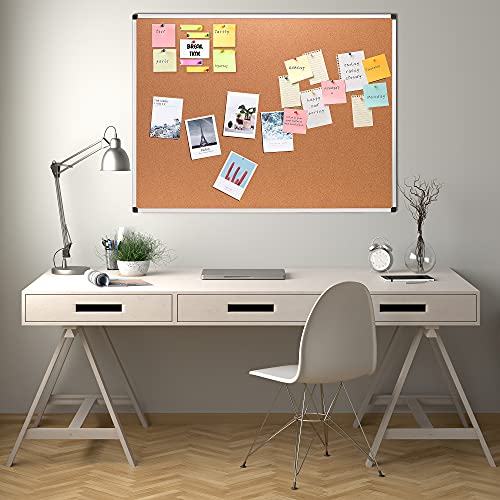 Cork board showing pinning capability