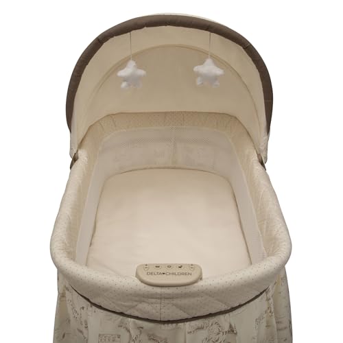 Electronic module on Delta Children bassinet