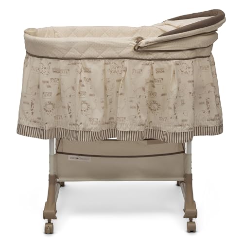 Bassinet rocking base and wheels