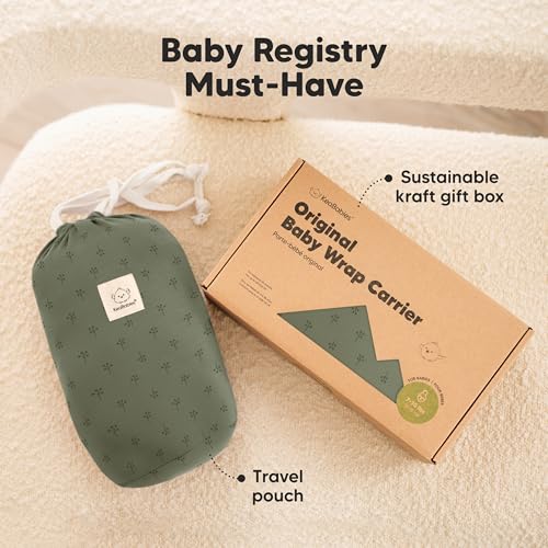 Instructional view of KeaBabies babywearing wrap