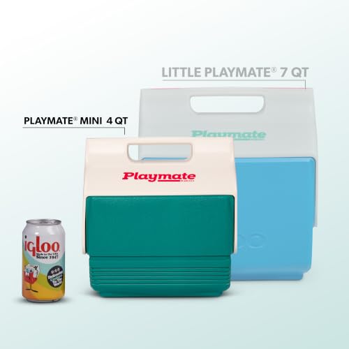 Igloo Retro Playmate Mini Jade with lid open