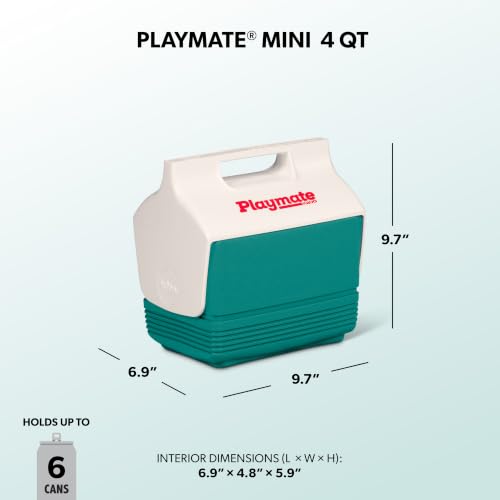 Igloo Retro Playmate Mini 4 Qt Cooler front view