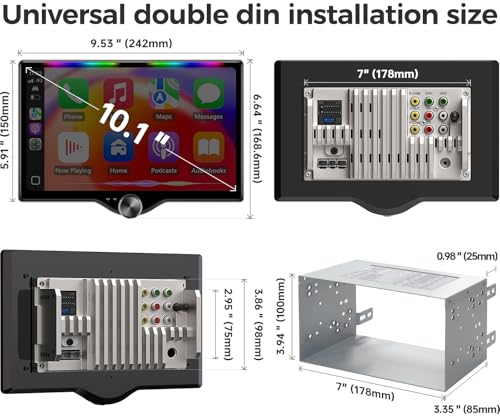 Kissound stereo interface with smartphone connectivity options
