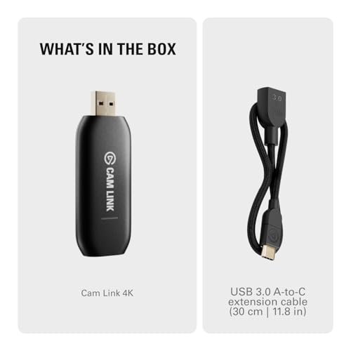 Elgato Cam Link 4K top view
