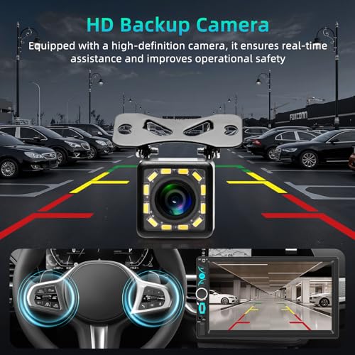 Included waterproof backup camera components