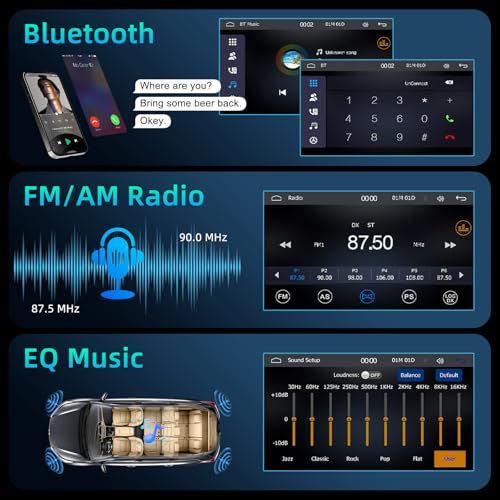 Side profile of Moobsnry double din unit