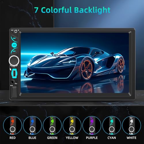 Moobsnry car stereo display playing media