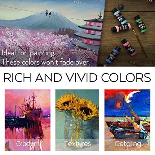 HissiCo acrylic paint palette and tools