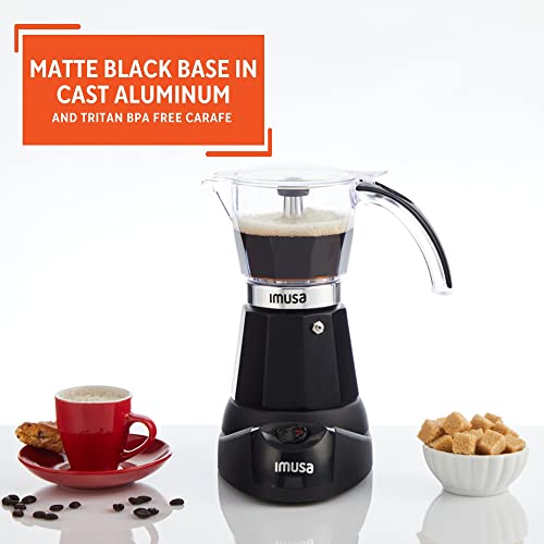 Electric espresso maker with detachable base