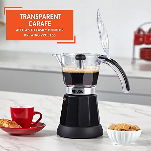 Imusa brewer with visual brewing indicator