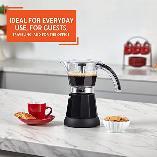 Espresso maker for 6 or 3 cups