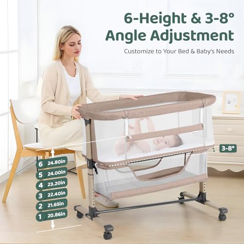Padded firm mattress inside the Cowiewie bassinet