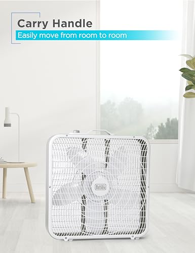 Close up of the box fan safety grill