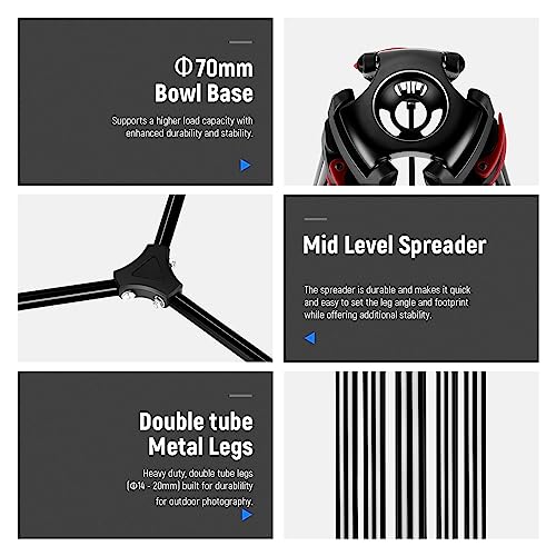 NEEWER video tripod legs and flip locks