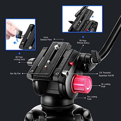 NEEWER tripod quick release plate mechanism