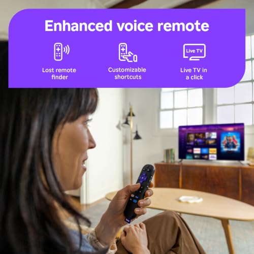 Side profile of the slim 55-inch Roku Select Series TV