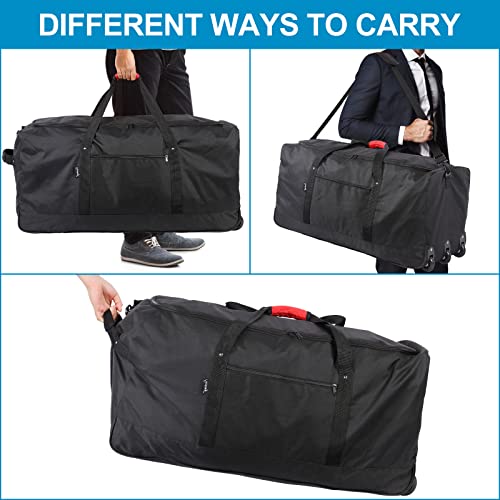 Folded Finnhomy luggage for easy storage