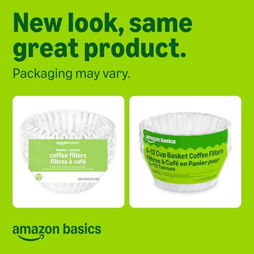 Side view of basket style coffee filter