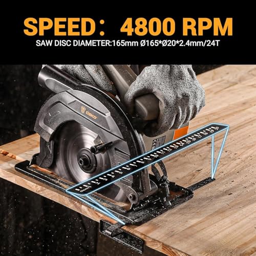 DEKOPRO wood cutter ergonomic handle and switch