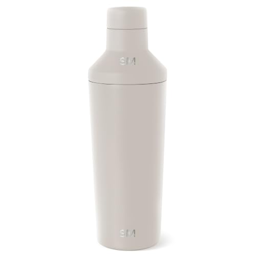 Simple Modern cocktail shaker set in Almond Birch