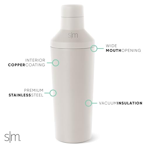 Cocktail shaker with twist-on jigger lid