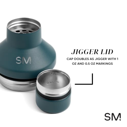 Side profile of the 20oz stainless steel shaker