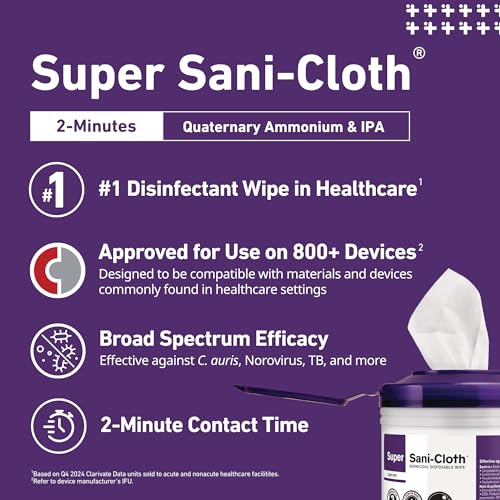 PDI disinfecting wipes label information